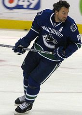 Recording 733 points with the Canucks, Trevor Linden holds the fourth-highest all-time points total in the franchise. Linden3cropped1.JPG