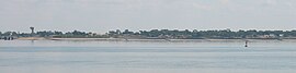 The coastline of Saint-Brevin-les-Pins, seen from Saint-Nazaire