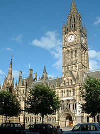 Hôtel de ville de Manchester. (définition réelle 600 × 800)