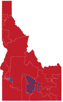 Map of the House by District
Pie Chart of the Partisan Composition of the House MapIdahoHouse59thSession.png