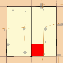 Location in Hancock County