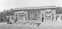 Marble throne, Golestan palace