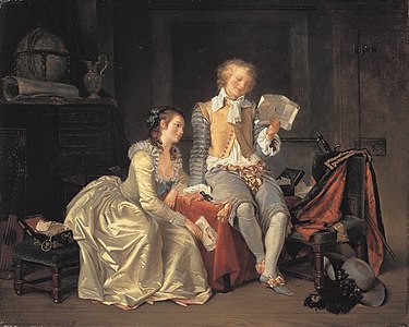 Marguerite Gérard et Fragonard, Je les relis avec plaisir, 1784-1785