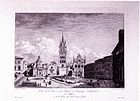 La cathédrale, avant le tremblement de terre de 1783.