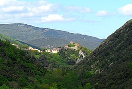 Les gorges de l'Orbieu à Montjoi.