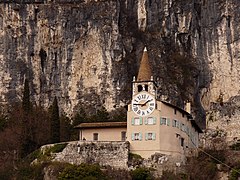 Wallfahrtskirche Monte Albano zu Füßen des Monte Biaena