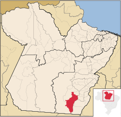 Localização de Cumaru do Norte no Pará