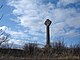 A Celtic cross erected on Patridge Island to commemorate Irish immigrants who died of typhus after their ocean journey