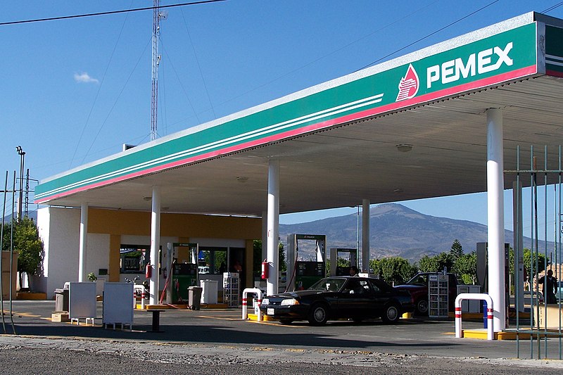 Mexico gas station