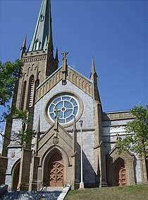 La cathédrale de l'Immaculée-Conception de Saint-Jean.