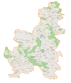 Mapa lokalizacyjna powiatu pińczowskiego