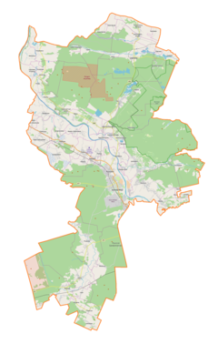 Mapa lokalizacyjna powiatu stalowowolskiego