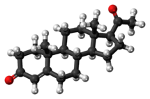 Progesterone molecule