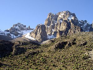 Mount Kenya m ( ft)