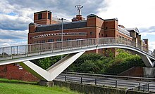 NHS England HQ Quarry Hill footbridge August 2017.jpg