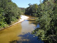 Red Creek, as viewed looking east from MS Highway 15 bridge, 2010.