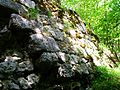 Burgruine Rotenfels: Mauerreste