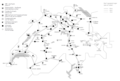 2007: Stellenweise sind Maschenschlüsse hergestellt, allerdings wird z. B. die Gotthardstrecke und das Bahnnetz im Tessin nur von einer einzigen Leitung gespeist