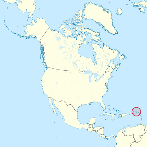 Saint Barthelemy in North America (-mini map -rivers)