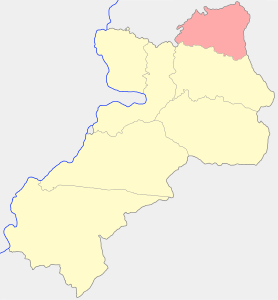 Бугульминский уезд на карте