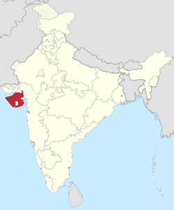 Location of Saurashtra