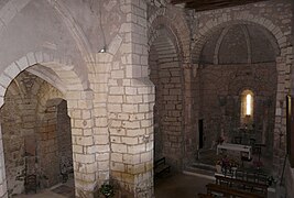 L'intérieur de l'église.