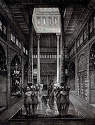 اتاق خلوت (سرپوشیده) در کاخ چهارباغ اصفهان