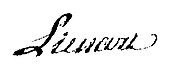 signature d'Antoine-Marie-Rodolphe Lienart