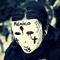 Mexicans repudiate mestizo genocide of indigenous Mexicans through protest.