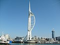 The Spinnaker Tower and Gunwharf Quays from the Gosport Ferry.