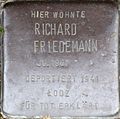 Stolperstein für Richard Friedemann (Kaesenstraße 24)