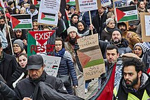 Protest in support of Palestine in Helsinki, Finland, 28 October 2023 Stop the Genocide Now! Save the Children of Gaza! Demonstration (53292782914).jpg