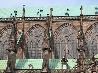 Bar tracery, Strasbourg Cathedral