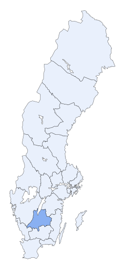 Contea de Jönköping - Localizazion