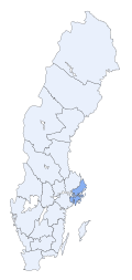 O Condado de Estocolmo