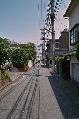 北沢の住宅街