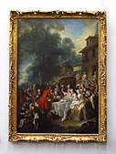 Jean-François de Troy, 1737, Hunt Breakfast and Death of a Stag