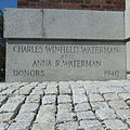 Cornerstone of the Waterman Building, University of Vermont: 2015