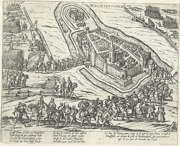 Wachtenduncka obsidetur & capitur, 19 Decemb. 1588