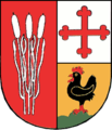 Wappen der Gemeinde Rohr (Thüringen) – Der Ortsname leitet sich vom Rohrkolben ab.