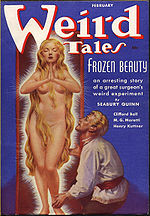 Weird Tales cover image for February 1938