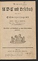 ABC und Lesebuch Bern 1797