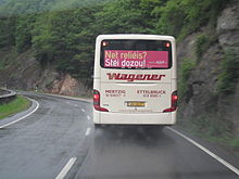 AHA's Atheist Bus Campaign, spring 2011:
"Not religious? Stand up for it!" AHA campagne stei dozou 2011.jpg