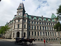 L'ancien Palais de justice de Québec, aujourd'hui l'Édifice Gérard-D.-Levesque.