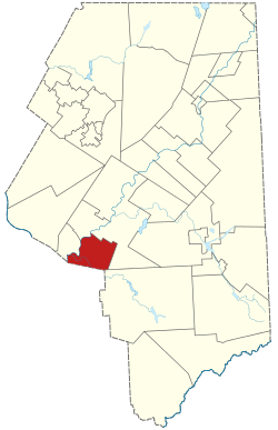 Location of Moosic in Lackawanna County