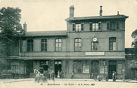 La gare vers 1914.