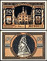50 Pfennig Notgeldschein von Bad Kissingen (1920)
