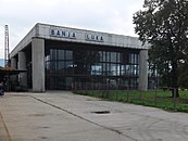 Das Empfangsgebäude des früheren Vor­stadt­bahn­hofs Banja Luka ist einem Neubau gewichen.