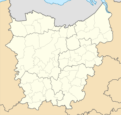 Mapa de localización de Flandres Oriental