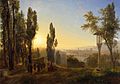 Uitzicht op Florence. Olieverf op doek, 1842 - 1859.